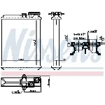 Izmenjivač toplote NISSENS NIS 707102 IC-F529BD