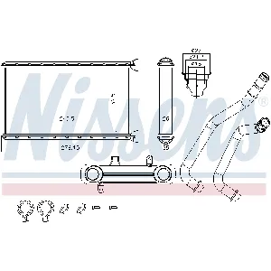 Izmenjivač toplote NISSENS NIS 707190 IC-G0R6G8