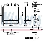 Izmenjivač toplote NISSENS NIS 707196 IC-G0T0N8
