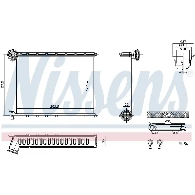 Izmenjivač toplote NISSENS NIS 707199 IC-G0R6G9
