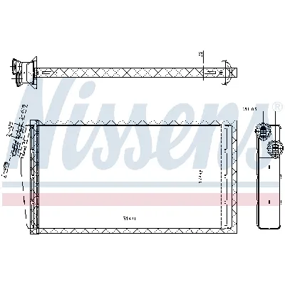 Izmenjivač toplote NISSENS NIS 707206 IC-G0UZI2