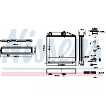 Izmenjivač toplote NISSENS NIS 707213 IC-G0T0N9