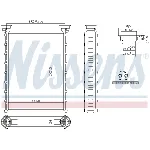 Izmenjivač toplote NISSENS NIS 707214 IC-G0UAEE