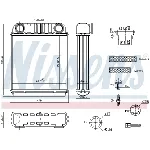 Izmenjivač toplote NISSENS NIS 707216 IC-G0T0NA
