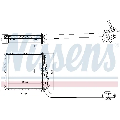 Izmenjivač toplote NISSENS NIS 707217 IC-G11C4O