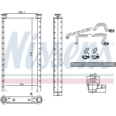 Izmenjivač toplote NISSENS NIS 707221 IC-G0UAEF