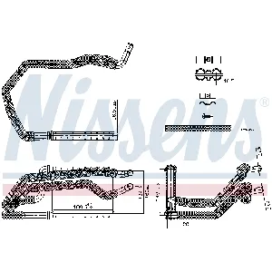 Izmenjivač toplote NISSENS NIS 707222 IC-G0T0NB