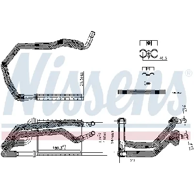 Izmenjivač toplote NISSENS NIS 707222 IC-G0T0NB