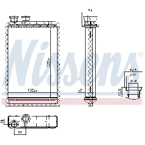 Izmenjivač toplote NISSENS NIS 707224 IC-G11C4Q