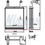 Izmenjivač toplote NISSENS NIS 707225 IC-G0T0NC
