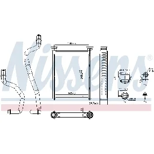 Izmenjivač toplote NISSENS NIS 707290 IC-G11C4V