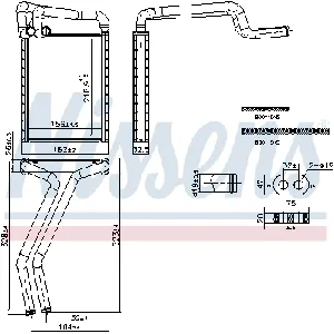 Izmenjivač toplote NISSENS NIS 707297 IC-G11C4W