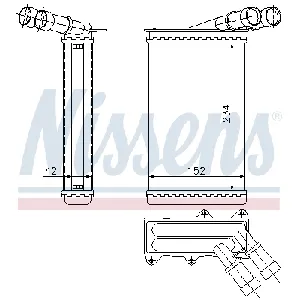 Izmenjivač toplote NISSENS NIS 71156 IC-A0CE9C