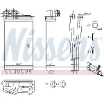 Izmenjivač toplote NISSENS NIS 71161 IC-D2F21A