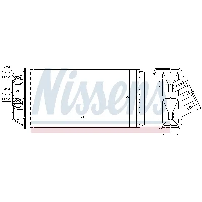 Izmenjivač toplote NISSENS NIS 71454 IC-C35D48