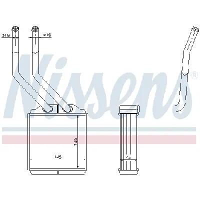 Izmenjivač toplote NISSENS NIS 71776 IC-CF89F2