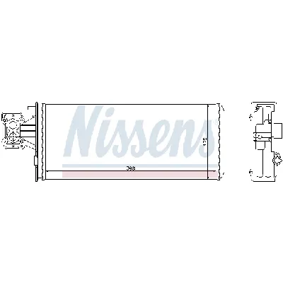 Izmenjivač toplote NISSENS NIS 71804 IC-616367