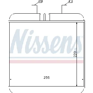 Izmenjivač toplote NISSENS NIS 71810 IC-A359CA