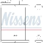 Izmenjivač toplote NISSENS NIS 71817 IC-D45FAF