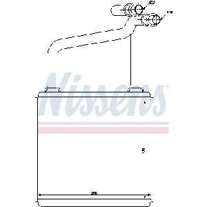 Izmenjivač toplote NISSENS NIS 72031 IC-A359CF