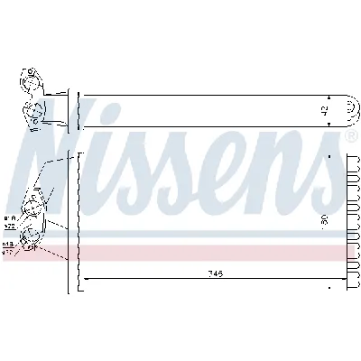 Izmenjivač toplote NISSENS NIS 72036 IC-A96028