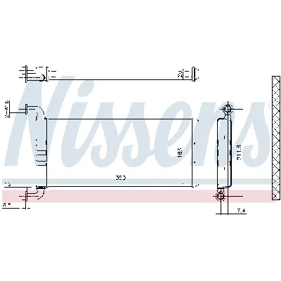 Izmenjivač toplote NISSENS NIS 72041 IC-B8BEA0