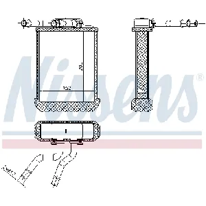 Izmenjivač toplote NISSENS NIS 72045 IC-D45FB0
