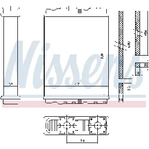Izmenjivač toplote NISSENS NIS 72050 IC-474239