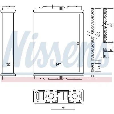 Izmenjivač toplote NISSENS NIS 72050 IC-474239