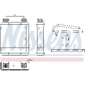 Izmenjivač toplote NISSENS NIS 72072 IC-F529BA