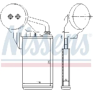 Izmenjivač toplote NISSENS NIS 72207 IC-A96024