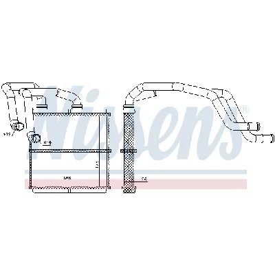 Izmenjivač toplote NISSENS NIS 72219 IC-DA5A86