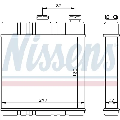 Izmenjivač toplote NISSENS NIS 72660 IC-474246