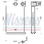Izmenjivač toplote NISSENS NIS 72669 IC-D09A33