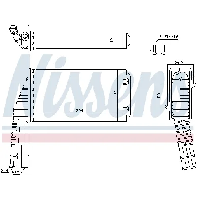 Izmenjivač toplote NISSENS NIS 72953 IC-E29D1E