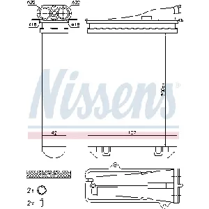 Izmenjivač toplote NISSENS NIS 72954 IC-E38C24