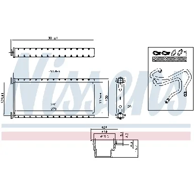 Izmenjivač toplote NISSENS NIS 73002 IC-D27E8F