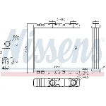 Izmenjivač toplote NISSENS NIS 73342 IC-DACF81