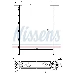 Izmenjivač toplote NISSENS NIS 73343 IC-D45FB2