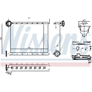 Izmenjivač toplote NISSENS NIS 73345 IC-F4F65F
