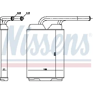 Izmenjivač toplote NISSENS NIS 73349 IC-366051