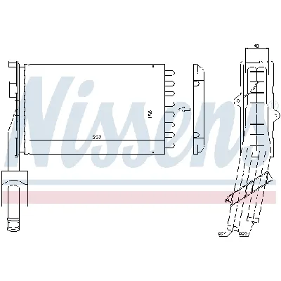 Izmenjivač toplote NISSENS NIS 73352 IC-367632