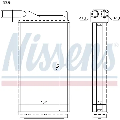 Izmenjivač toplote NISSENS NIS 73385 IC-474282