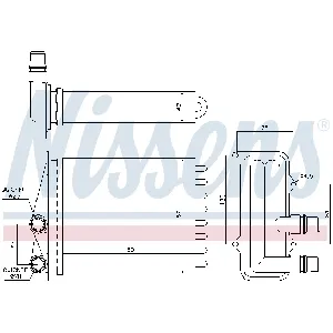 Izmenjivač toplote NISSENS NIS 73468 IC-D309F6