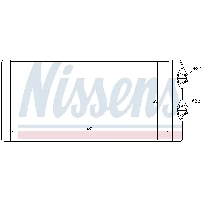 Izmenjivač toplote NISSENS NIS 73629 IC-616665