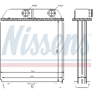 Izmenjivač toplote NISSENS NIS 73644 IC-D01885