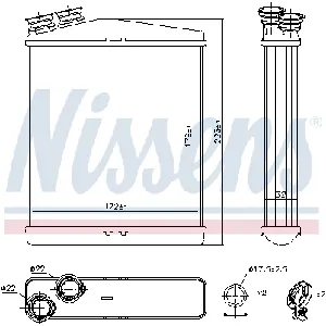 Izmenjivač toplote NISSENS NIS 73645 IC-D90FD4