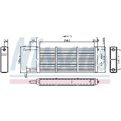 Izmenjivač toplote NISSENS NIS 73647 IC-D309F8