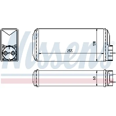 Izmenjivač toplote NISSENS NIS 73650 IC-9D28FA