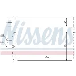 Izmenjivač toplote NISSENS NIS 73655 IC-9D28FB